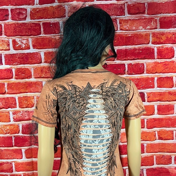 Affliction Women’s T-Shirt - Picture 4 of 6